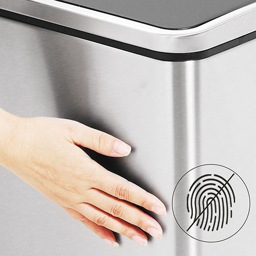 Fingerprint Proof Stainless Steel Rubbish Trash Can Fingerprint Proof Stainless Steel Rubbish Trash Can